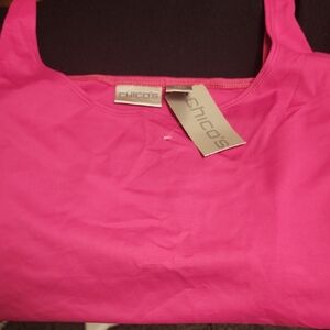 Chico's Magnolia Pink Microfiber Camisole Tank Top - NWT